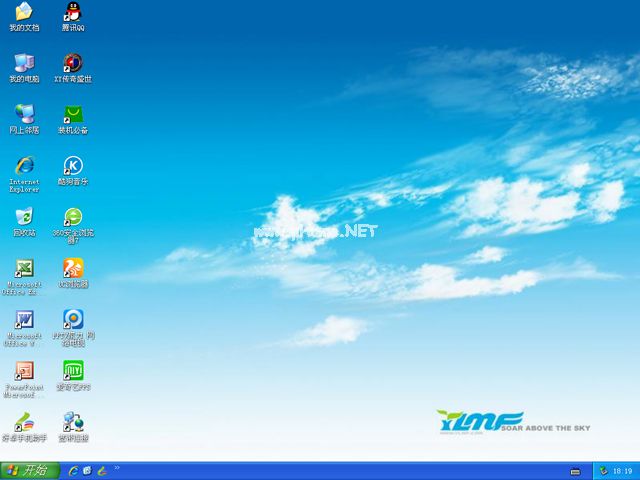 雨林木風xp系統