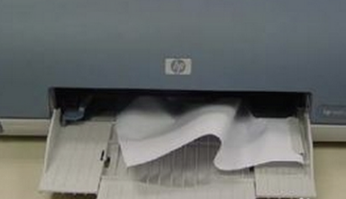 打印機卡紙現象