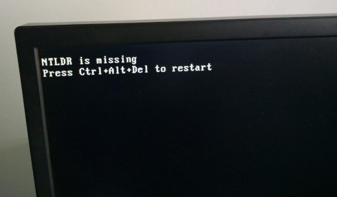 ntldr is missing怎么解決