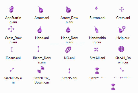 Ghost win7鼠標指針主題