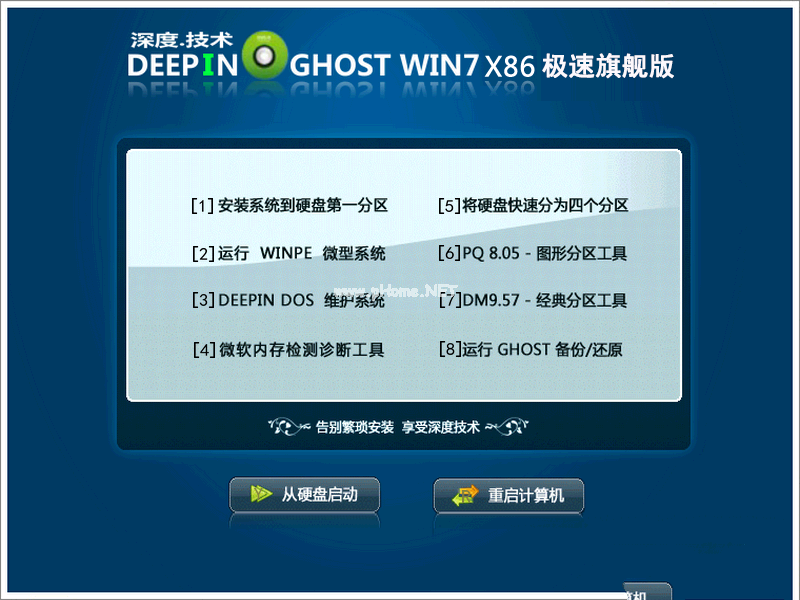 深度技術win7系統