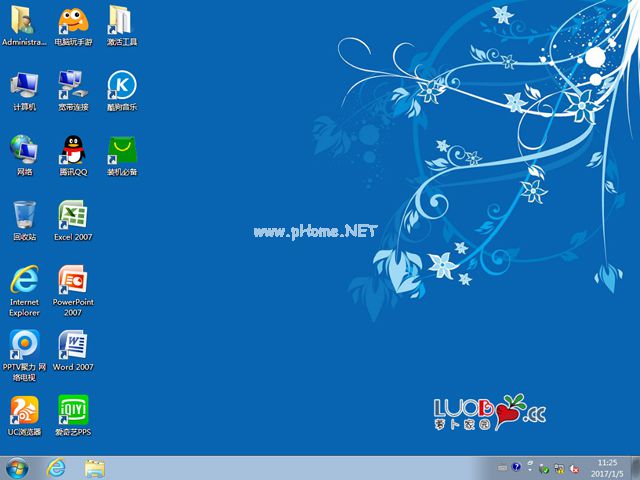 蘿卜家園win7安裝
