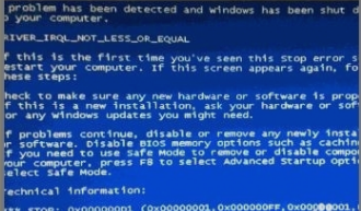 藍屏故障 藍屏故障