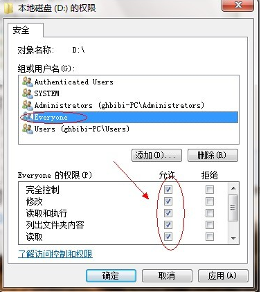 win7共享文件夾