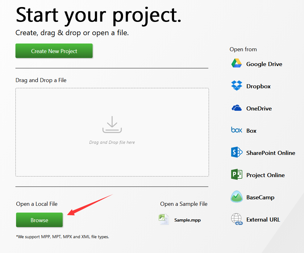 mpp文件怎么打開