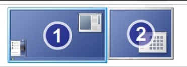 電腦設置多屏顯示