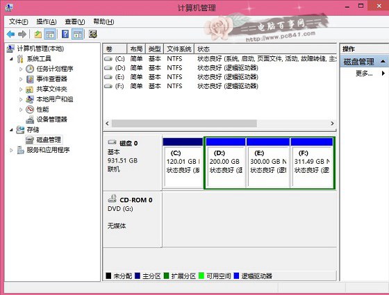 Win8.1怎么分區 Win8.1新建磁盤分區教程