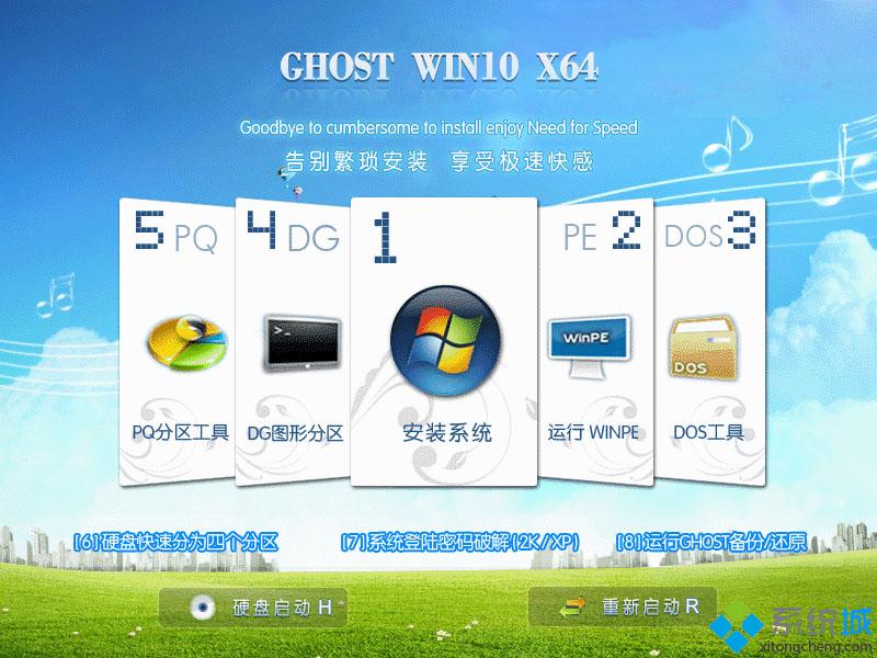 ghost win10 64位快速一鍵裝機版安裝部署圖
