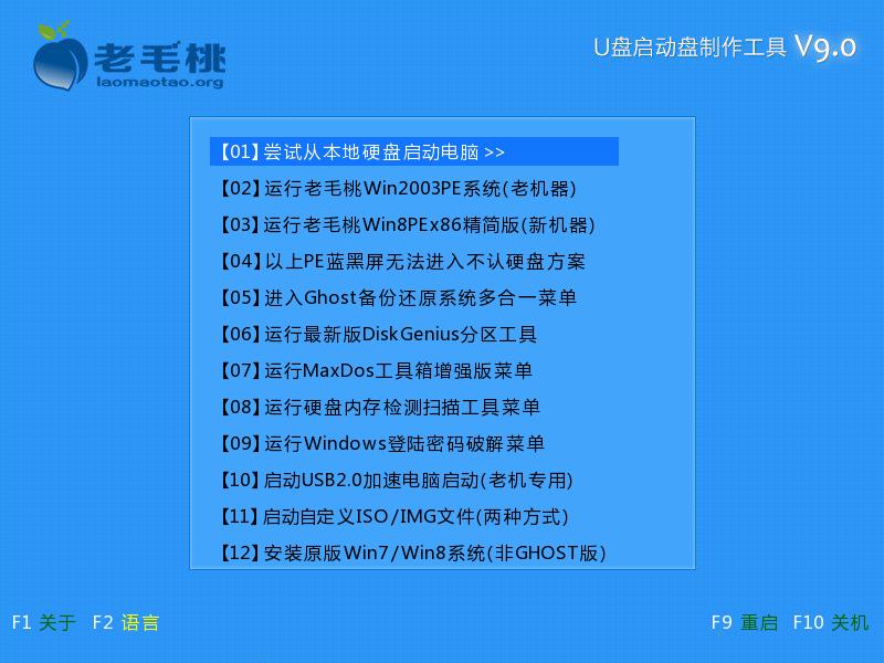 虛擬機怎么從U盤啟動 老毛桃虛擬機U盤啟動設置教程
