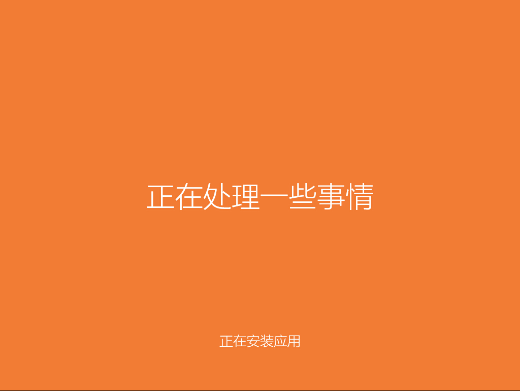 正在處理一些事情