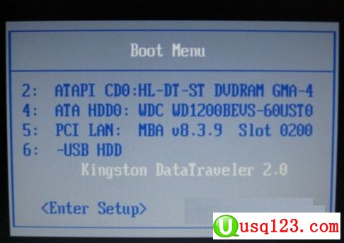 如何進入U盤啟動系統選擇菜單