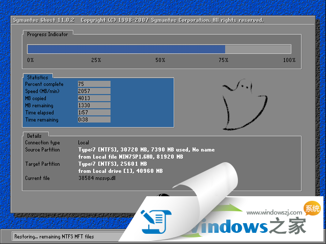 一鍵重裝xp系統