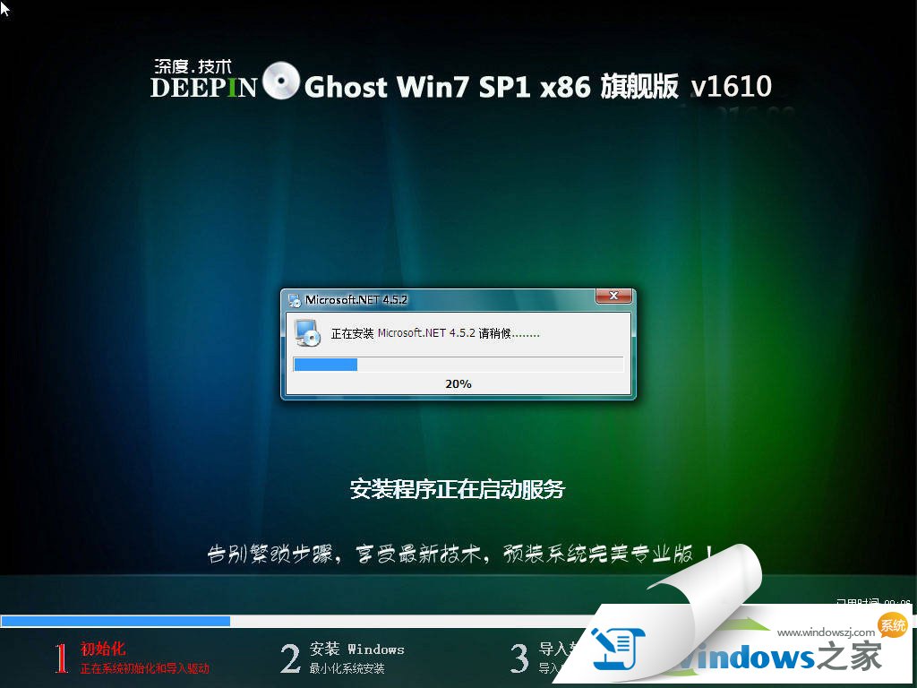 深度技術ghost win7