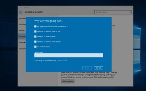 Win10如何重裝Win7/8?Windows10降級教程